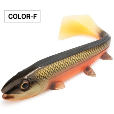 Spinpoler Bombshad Coada pătrată Swimbait Shad Pike Naluci 14cm 18cm Imprimare Silicon Artificial Pentru Big Catch Pescuit în Marea Wobbler