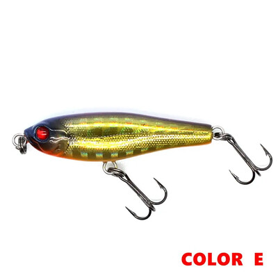 AOCLU kieto masalo pieštuko voblerio masalas, skęstanti maža lazda, plaukianti kaip sužeista mirštanti žuvis, VMC kabliukai, tvirtas korpusas, 38 mm, 2,8 g