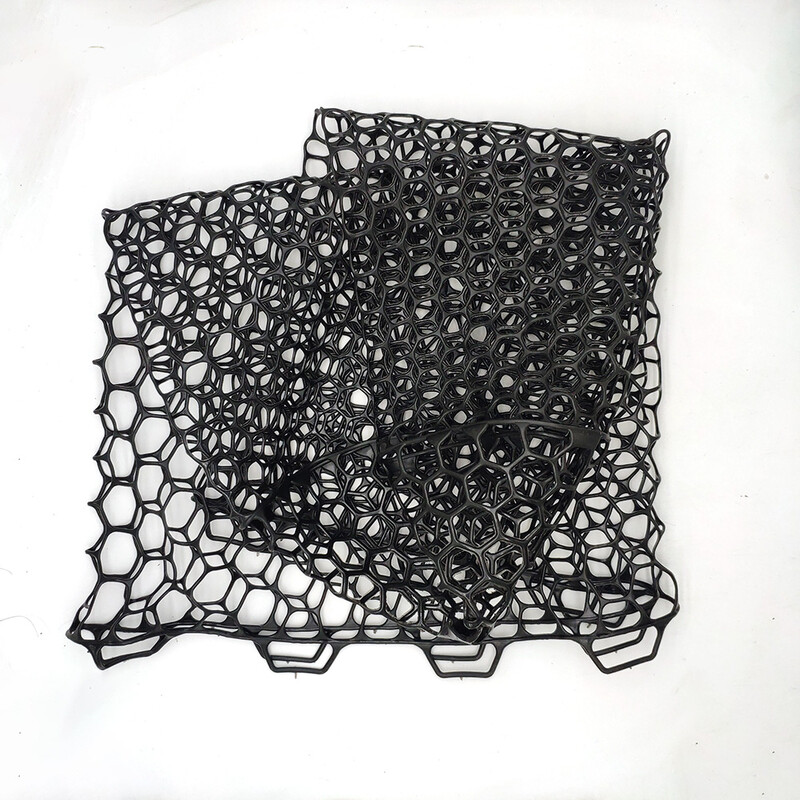 Kézi háló fej mélysége: 55/65 cm átmérő: 48 cm PVC anyag kültéri horgász kellékek fekete gyűrű nélkül