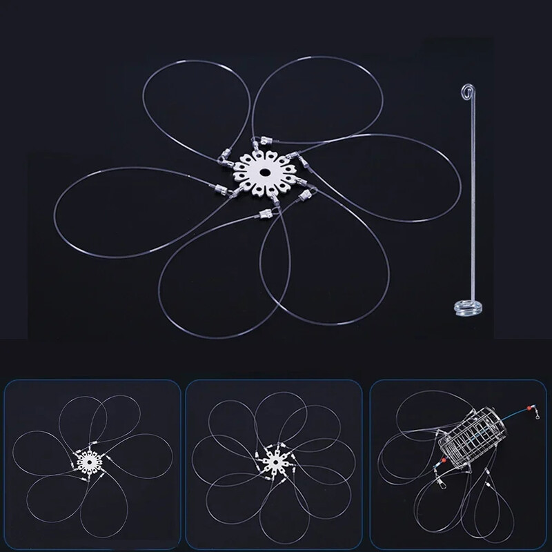 Krabų gaudymo įrankis jaukų gaudyklė nerūdijančio plieno jaukas narvas Žuvies narvelis tiektuvas Žvejybos reikmenys Tinkamas krabų krevečių vėžių gaudyklės narvas