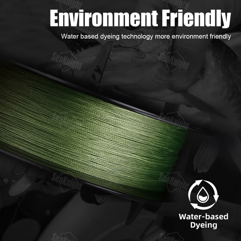 SeaKnight márka W8 II sorozat 8 szálas horgászzsinór, fejlett széles látószögű technológia fonott PE zsinór édesvízi, tengeri horgászathoz
