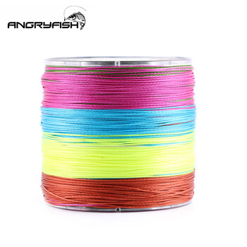 Angryfish 9 Strands Braided 500M риболовна въдица Super Strong PE Line Braided Fishing