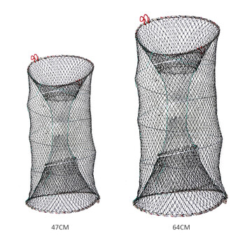 Πτυσσόμενο δόλωμα Cast Mesh Παγίδα Δίχτυ Φορητό Δίχτυ Προσγείωσης Ψαρέματος Κλουβί γαρίδας για Καβούρι ψαριών Αυτόματη ανασυρόμενη παγίδα γαρίδας