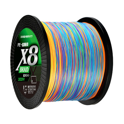 8 szálas fonott horgászzsinór 300M 500M 1000M Japan Super Strong PE multifil zsinór pontyhorgász-kiegészítők Sósvízi pesca