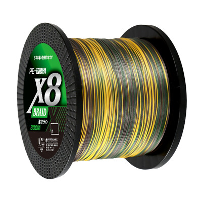 8 szálas fonott horgászzsinór 300M 500M 1000M Japan Super Strong PE multifil zsinór pontyhorgász-kiegészítők Sósvízi pesca