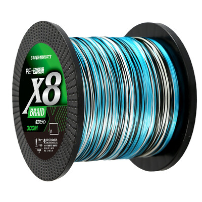 8 szálas fonott horgászzsinór 300M 500M 1000M Japan Super Strong PE multifil zsinór pontyhorgász-kiegészítők Sósvízi pesca