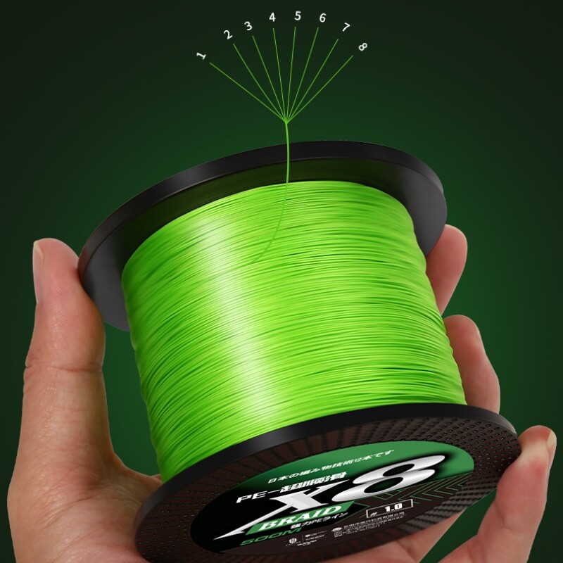 8 szálas fonott horgászzsinór 300M 500M 1000M Japan Super Strong PE multifil zsinór pontyhorgász-kiegészítők Sósvízi pesca