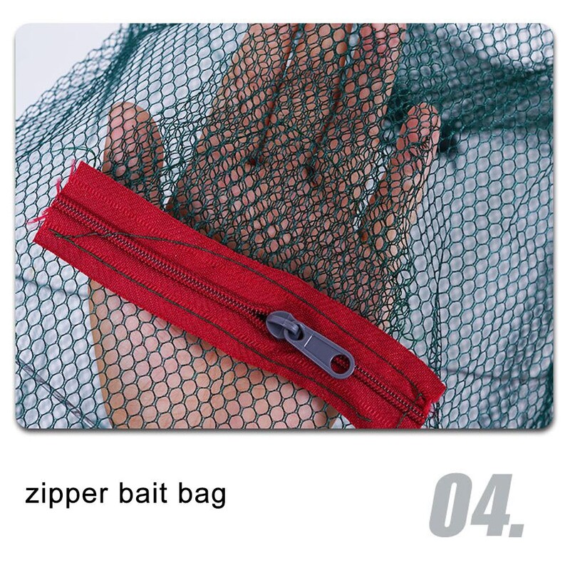 Sulankstomas gaudyklė tinklelis krevečių žuvų krabų masalas tinklas krabas krevetės krevetės vėžių gaudytojas žvejybos spąstai tinkliniai žvejybos įrankiai