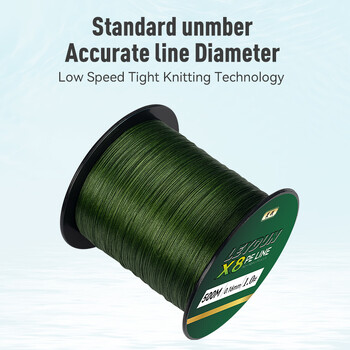 LEYDUN 500m Micro New Fishing Lines 8 Strands Braided PE Japan Smooth Multifilament Line Sea Fishing Carp Fly Wire Line Tool Tool