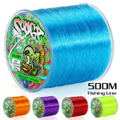 Sougayilang nylon horgászzsinór Szupererősebb 500 m Nylon Zsinór Max Drag 7-38LB Fluorocarbon horgászzsinór sós/édesvízhez