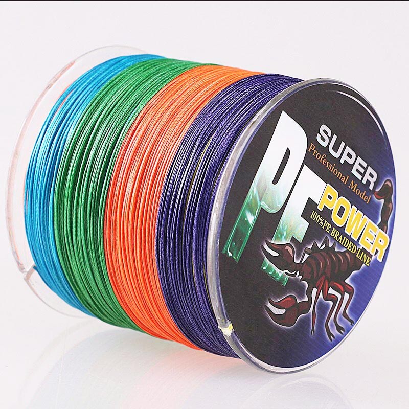 DORISEA 16 sruogų 100M / 109jardų itin stipri medžiaga iš Japonijos 0,16mm-2,5mm 100% PE braide daugiagijinis žvejybos valas