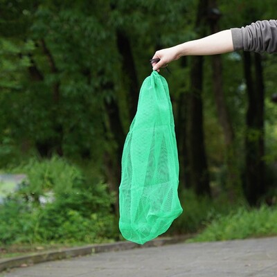 Zelena najlonska sklopiva torba za ribarsku mrežu, lagana niti, sklopiva riblja košara i zaštita