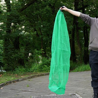 Zelena najlonska sklopiva torba za ribarsku mrežu, lagana niti, sklopiva riblja košara i zaštita