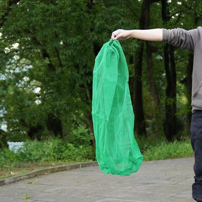 Zelena najlonska sklopiva torba za ribarsku mrežu, lagana niti, sklopiva riblja košara i zaštita