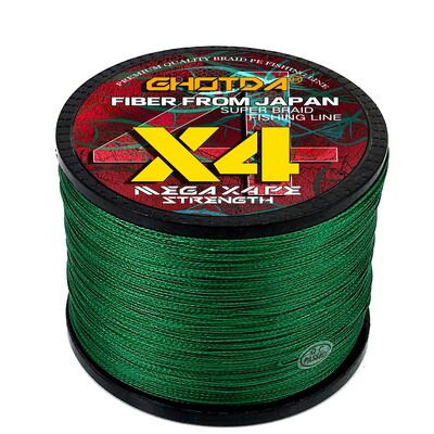 GHOTDA pīts makšķerēšanas aukla 300 M Multifilament X4 karpu zivju aukla 10 12 18 28 35 40 50 60 80LB gludi spēcīgi makšķerēšanas piederumi
