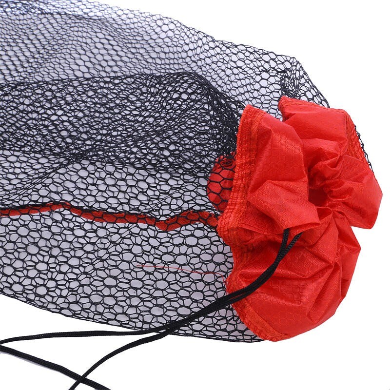 Kültéri húzózsinór élő halháló halvédő készlet háló zseb haltáska láthatatlan horgászháló táska búvárhálós zsák