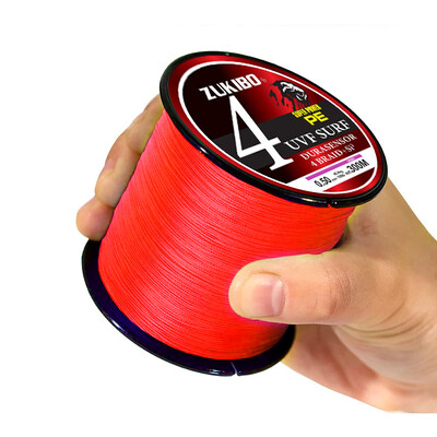 ZUKIBO Super Power 4 sruogos 300M 500M 1000M pintas žvejybos valas X4 PE Japan Durbale daugiagijinis karpių žvejybos valas Smooth