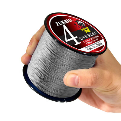 ZUKIBO Super Power 4 sruogos 300M 500M 1000M pintas žvejybos valas X4 PE Japan Durbale daugiagijinis karpių žvejybos valas Smooth