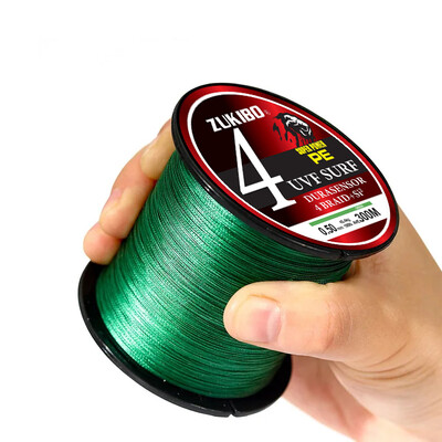 ZUKIBO Super Power 4 sruogos 300M 500M 1000M pintas žvejybos valas X4 PE Japan Durbale daugiagijinis karpių žvejybos valas Smooth