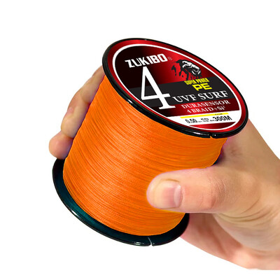 ZUKIBO Super Power 4 sruogos 300M 500M 1000M pintas žvejybos valas X4 PE Japan Durbale daugiagijinis karpių žvejybos valas Smooth