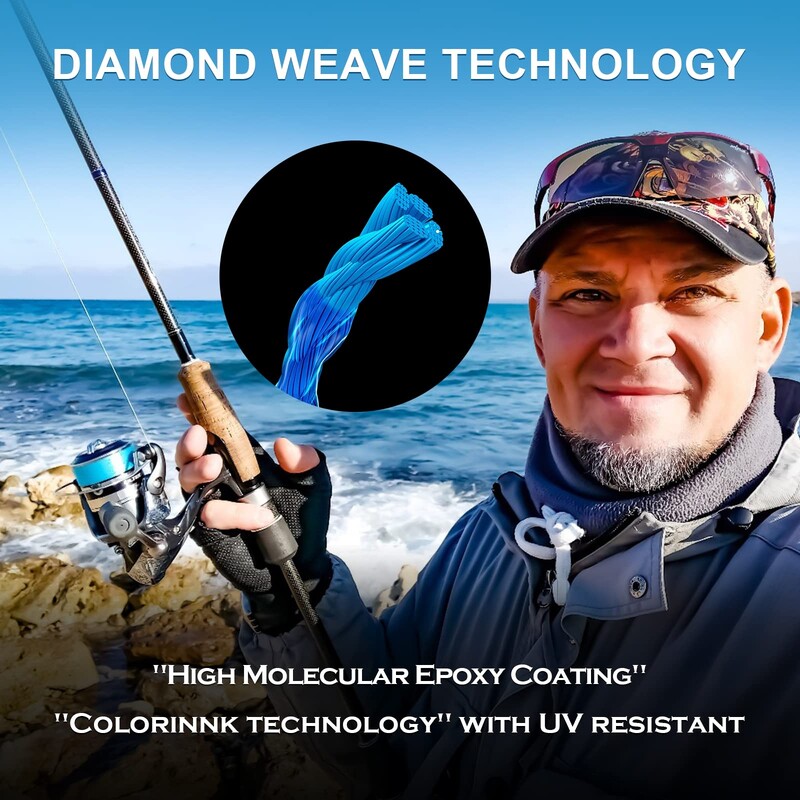 ZUKIBO Super Power 4 sruogos 300M 500M 1000M pintas žvejybos valas X4 PE Japan Durbale daugiagijinis karpių žvejybos valas Smooth