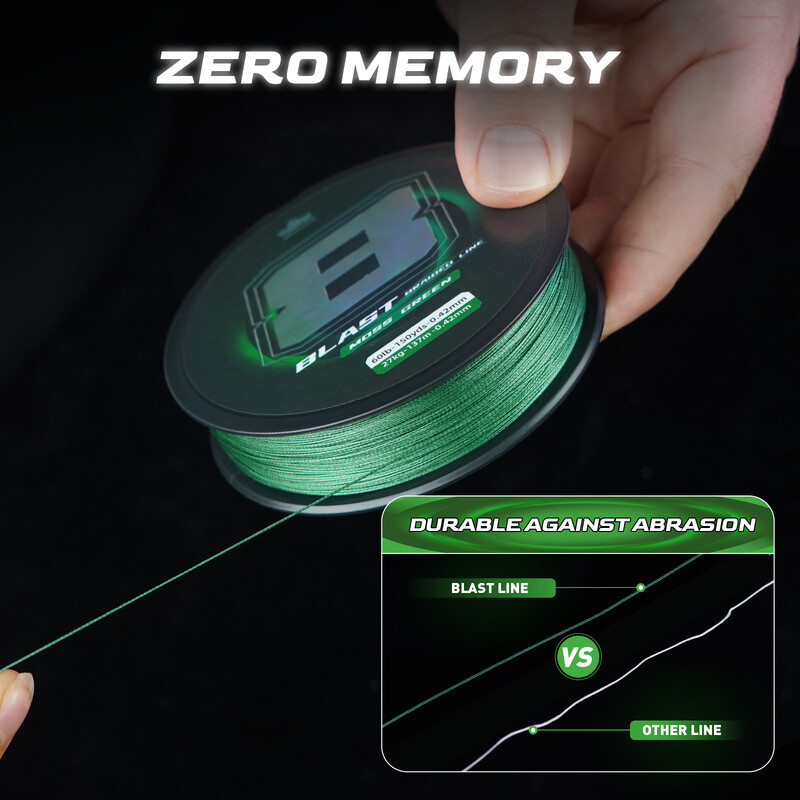 HANDING X4 pintas žvejybos valas Itin plonas ir stiprus meškerės valas, HyperOSi® danga, lygi ir dilimui atspari pinti valas