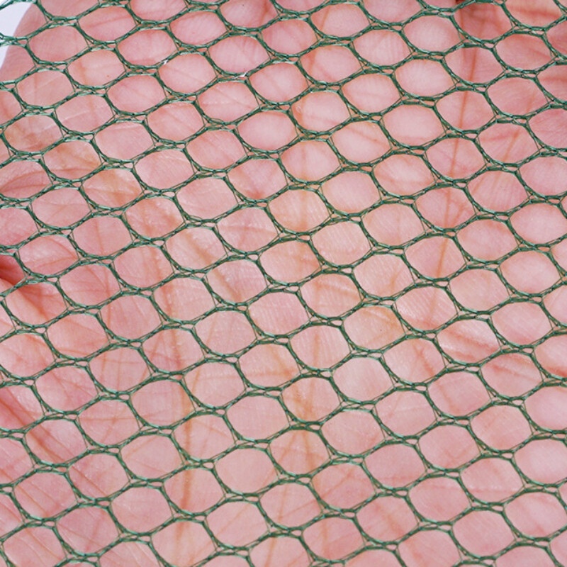 Hordozható 60*60 cm-es összecsukható halászháló nejlon hálózati garnéla halháló dobóháló horgászketrec kültéri halháló