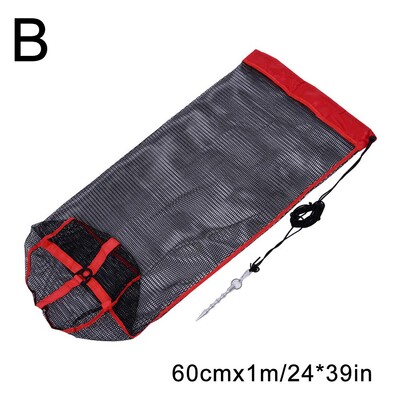 Új, hordozható, kisméretű, gyorsan száradó nano karcmentes halhálós zsák Halkosár halvédő táska Könnyen tárolható Összecsukható kosár