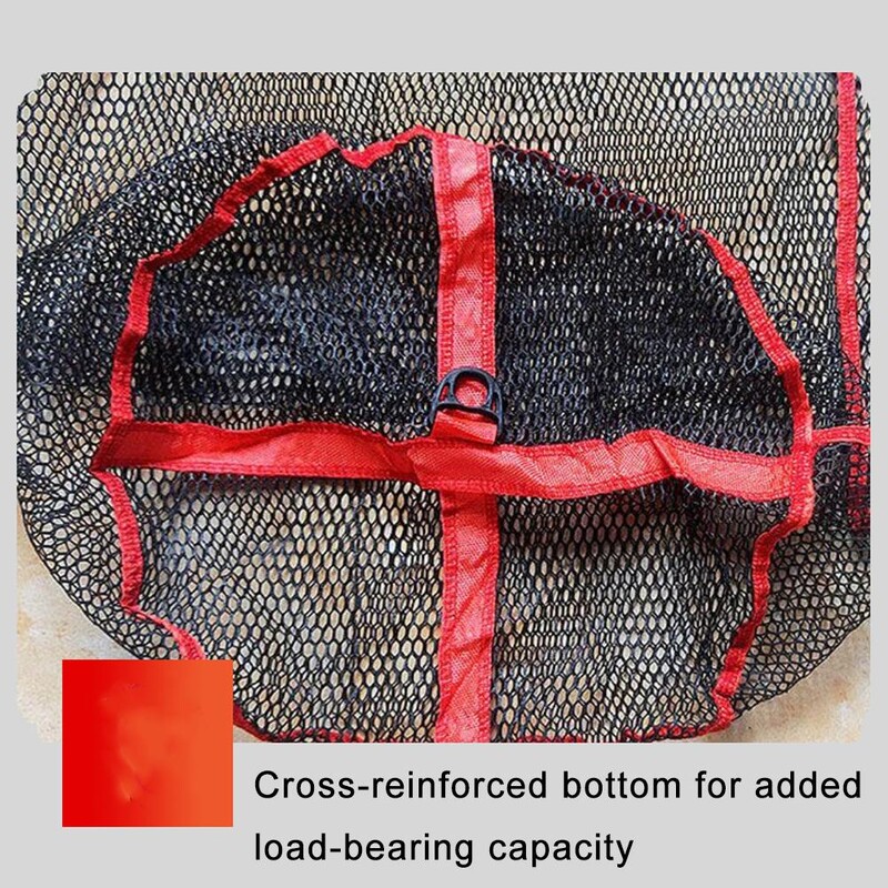 Új, hordozható, kisméretű, gyorsan száradó nano karcmentes halhálós zsák Halkosár halvédő táska Könnyen tárolható Összecsukható kosár