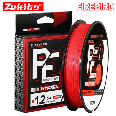 ZUKIBO Firebird niekada neišblukęs 8 sruogų pintas žvejybos valas japoniškas aukštos kokybės 8x daugiagijinis PE vielinis sūraus vandens valas