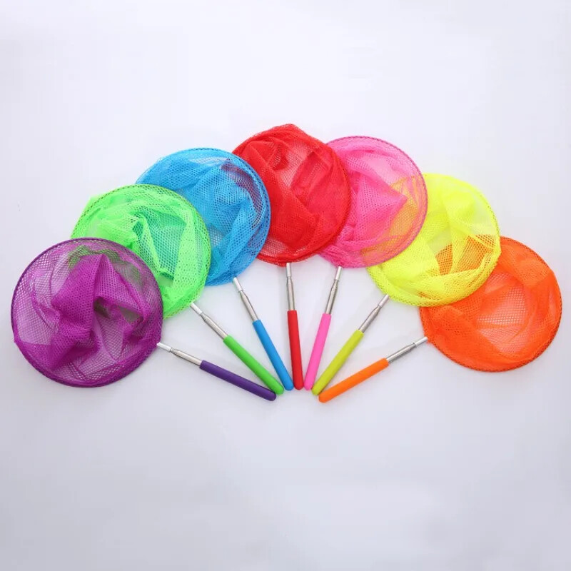 halászháló rozsdamentes acél teleszkópos horgász rovar pillangó szitakötő háló gyerekek botfogás ebihal halháló akvárium tisztítás