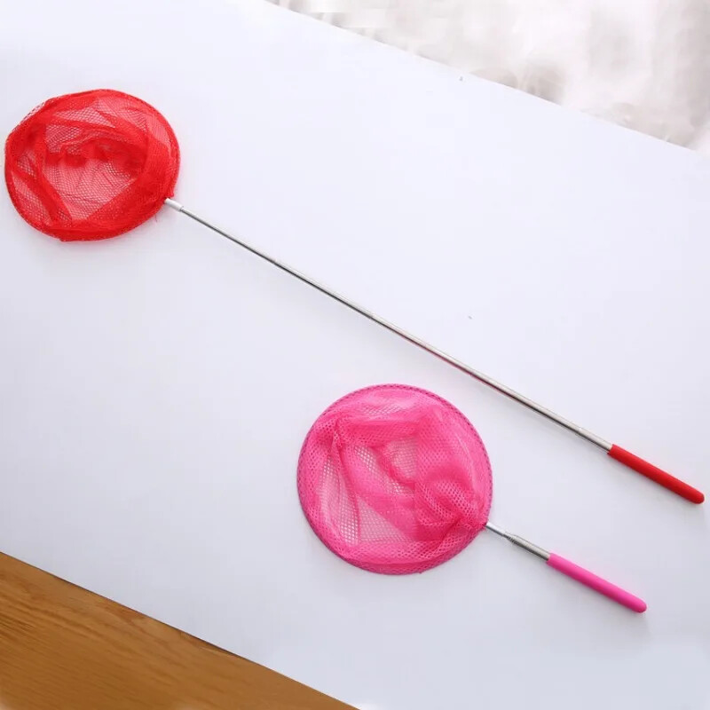 halászháló rozsdamentes acél teleszkópos horgász rovar pillangó szitakötő háló gyerekek botfogás ebihal halháló akvárium tisztítás