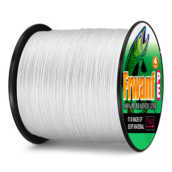 Frwanf 500M 1000M 4 Strand Braided Outdoor Multifilament Fishing Line Sea Ice River Rock Gear 2LB 4LB 100LB X4 0,1mm 0,12mm