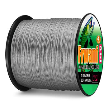 Frwanf 500M 1000M 4 Strand Braided Outdoor Multifilament Fishing Line Sea Ice River Rock Gear 2LB 4LB 100LB X4 0,1mm 0,12mm