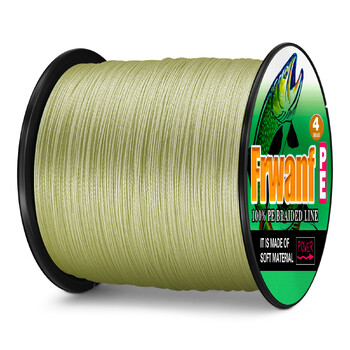 Frwanf 500M 1000M 4 Strand Braided Outdoor Multifilament Fishing Line Sea Ice River Rock Gear 2LB 4LB 100LB X4 0,1mm 0,12mm