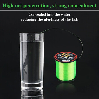 Sougayilang 500M Nylon Fishing Line 11-36,3LB Super Strong Monofilament Fishing Line Quick Water Cutting Carp Fishing Line Pesca