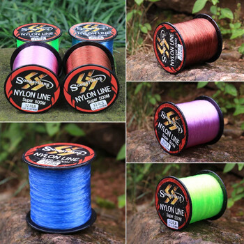 Sougayilang 500M Nylon Fishing Line 11-36,3LB Super Strong Monofilament Fishing Line Quick Water Cutting Carp Fishing Line Pesca