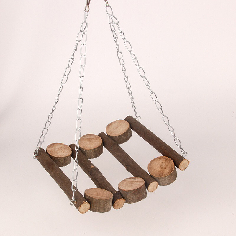 Parrot tiekia medžio masyvo sūpynės kramtomuosius žaislus