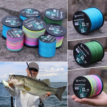 Sougayilang New 9 Strands PE Fishing Line 300M 500M 1000M Multifilament Fishing Wire Carp Fishing Line Tool Pesca