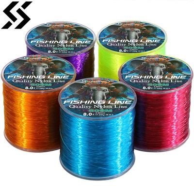 Sougayilang 500 m-es nylon horgászzsinór Max Drag 7-38LB szupererősebb nylon zsinór Japán monofil bevonatú ponty horgászfelszerelés