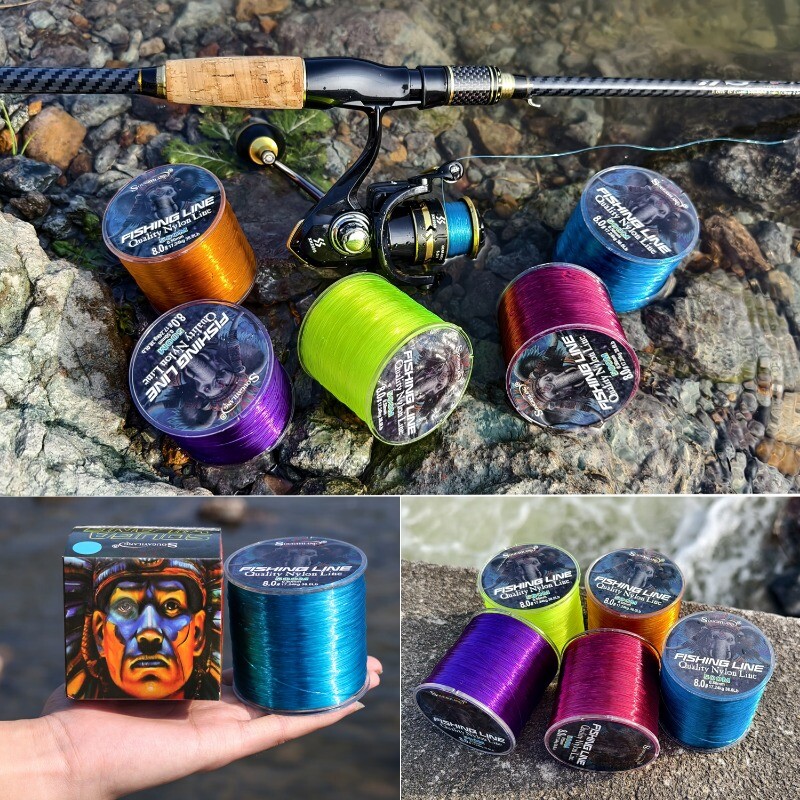 Sougayilang 500m nailoninis žvejybos valas Max Drag 7-38LB itin stipresnis nailoninis valas Japan Monofilament dengiamas karpių žvejybos reikmenys