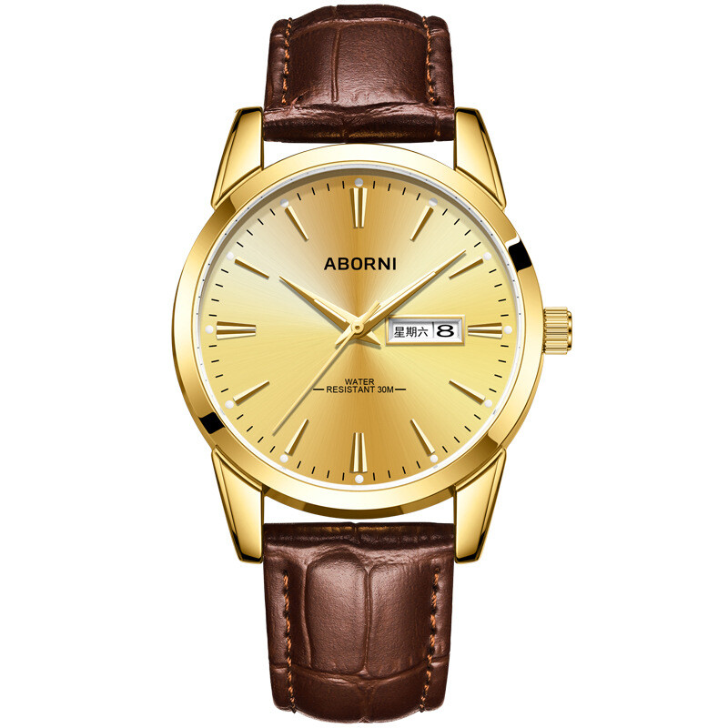 Yabo Ni prekės ženklo laikrodžių didmeninė prekyba tarpvalstybinė užsienio prekyba kvarciniai laikrodžiai verslo vandeniui atsparus vyriškas laikrodis Douyin populiarus vyriškas laikrodis