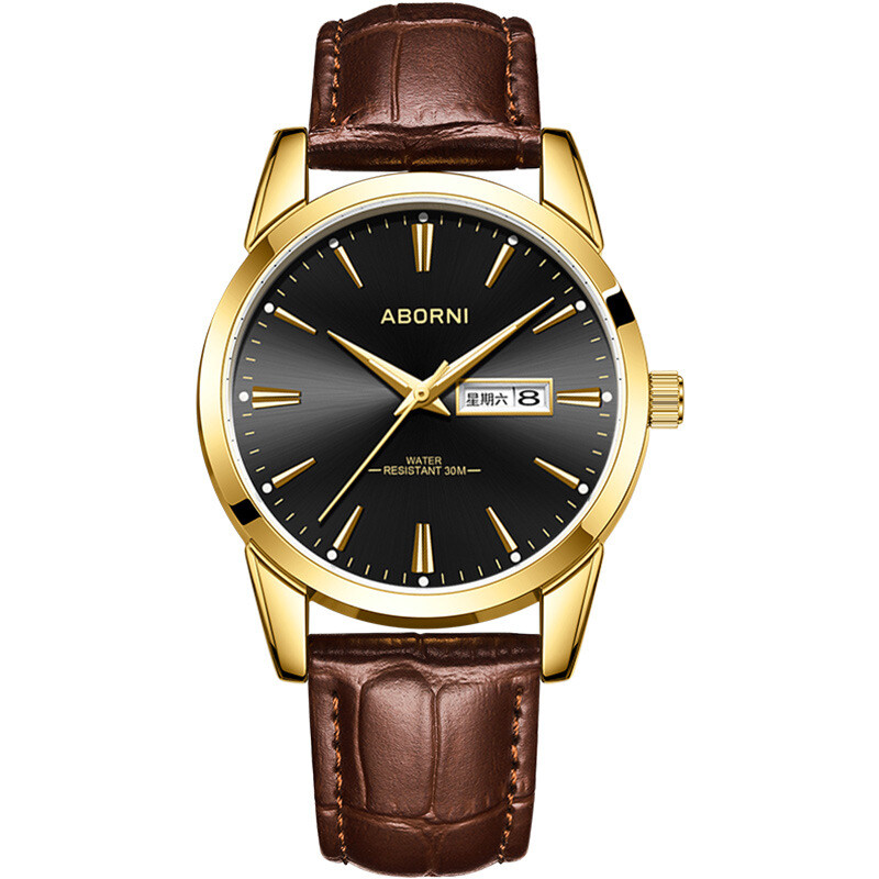 Yabo Ni prekės ženklo laikrodžių didmeninė prekyba tarpvalstybinė užsienio prekyba kvarciniai laikrodžiai verslo vandeniui atsparus vyriškas laikrodis Douyin populiarus vyriškas laikrodis