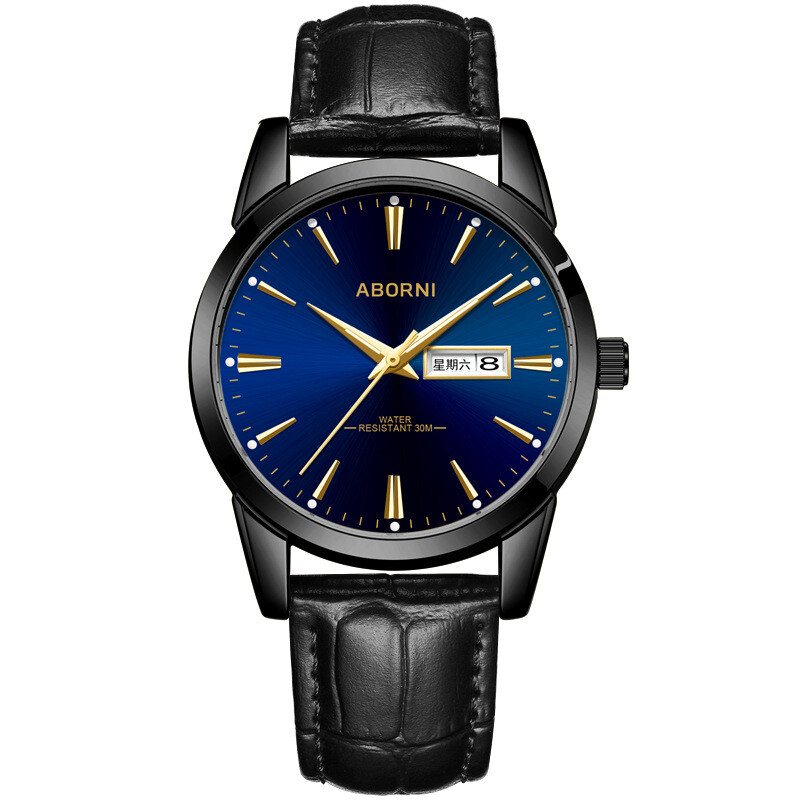 Yabo Ni prekės ženklo laikrodžių didmeninė prekyba tarpvalstybinė užsienio prekyba kvarciniai laikrodžiai verslo vandeniui atsparus vyriškas laikrodis Douyin populiarus vyriškas laikrodis