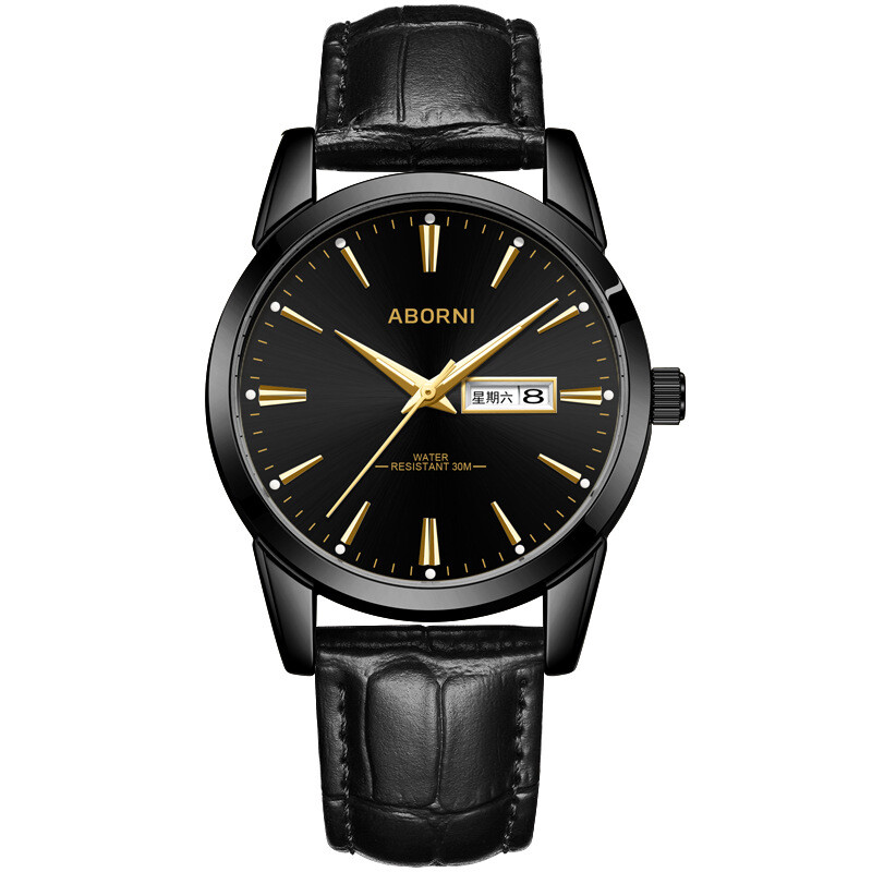 Yabo Ni prekės ženklo laikrodžių didmeninė prekyba tarpvalstybinė užsienio prekyba kvarciniai laikrodžiai verslo vandeniui atsparus vyriškas laikrodis Douyin populiarus vyriškas laikrodis