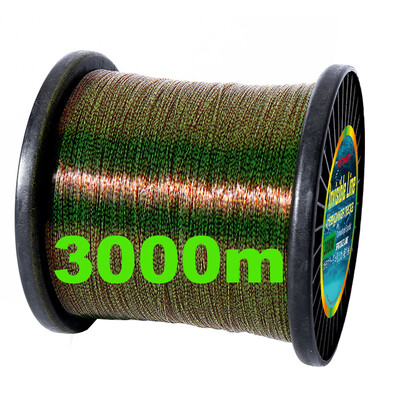 3000 m 1000 m láthatatlan horgászzsinór 3D foltos bionikus fluorkarbon bevonatú monofil nylon zsinór ponty alga horgász Pesca