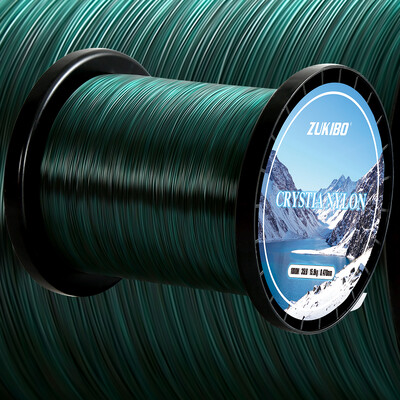 ZUKIBO 3000M Colors Crystal Nylon zsinór Kiváló minőségű japán monofil horgászzsinór Szuper erős professzionális sósvízi zsinór
