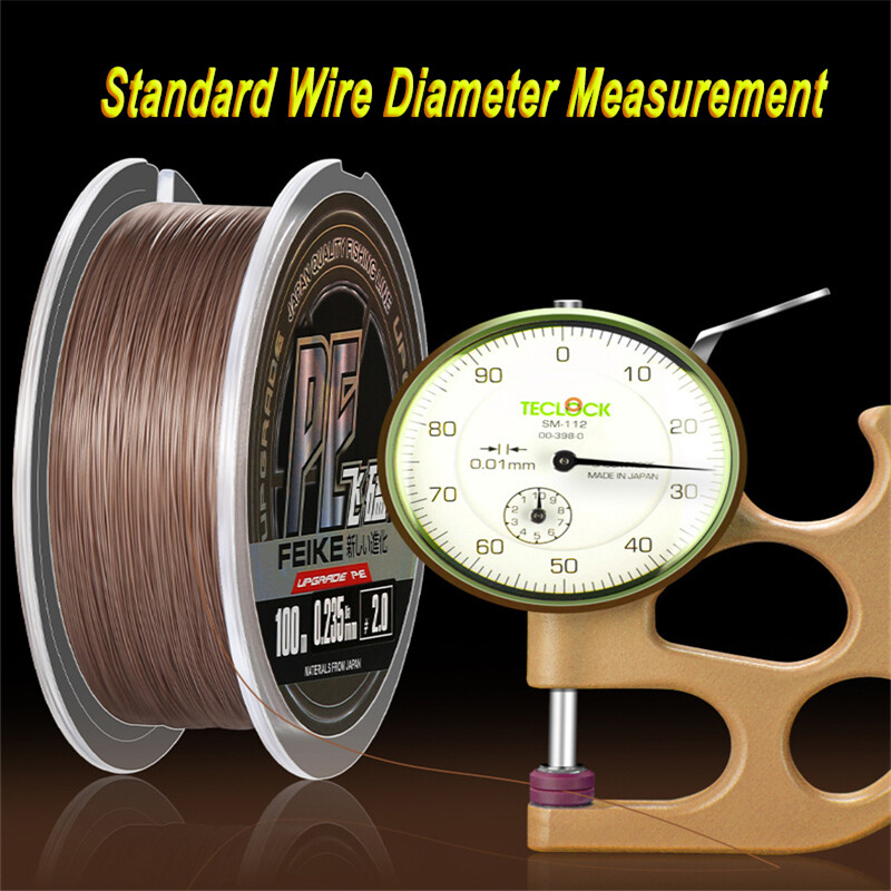 ZUKIBO FEIKE 0,05 mm Micro Fly Line 1000M upletena PE struna za ribolov Ultra tanji japanski materijal Super čvrsta višenitna struna za šarana