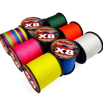 GHOTDA 8 Braided Fishing Line 100M Advanced Braid 8 Strands 0,14mm-0,55mm 18-78lb Multifilament PE Lure Line Braided Line