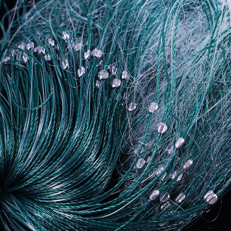 Jūros vandens žvejybos tinklelis Nešiojamas vieno sluoksnio monogijinis žiauninis tinklas Didelis sulankstomas žuvies tinklelis, skirtas ešeriams karšiams lydekai citrinžuvei